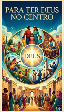 Para ter Deus no centro