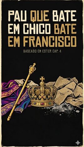 Pau que bate em Chico bate em Francisco