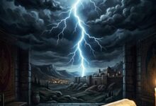 Uma terrível tempestade se aproxima.