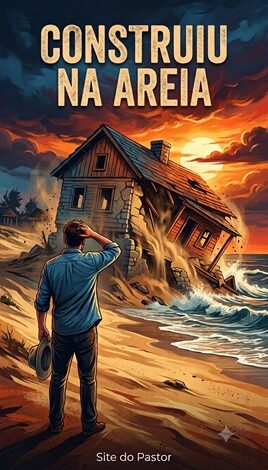 Construiu sobre a areia