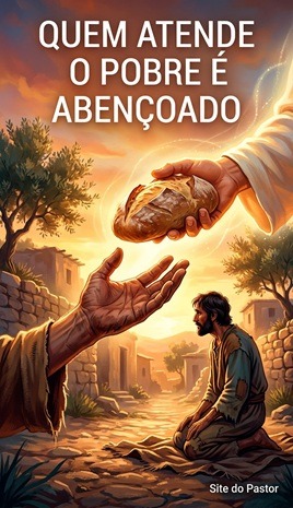 Quem atende o pobre é abençoado